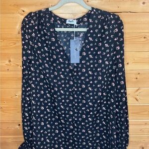 Amalli Talli Midnight Floral Top for Tall Women